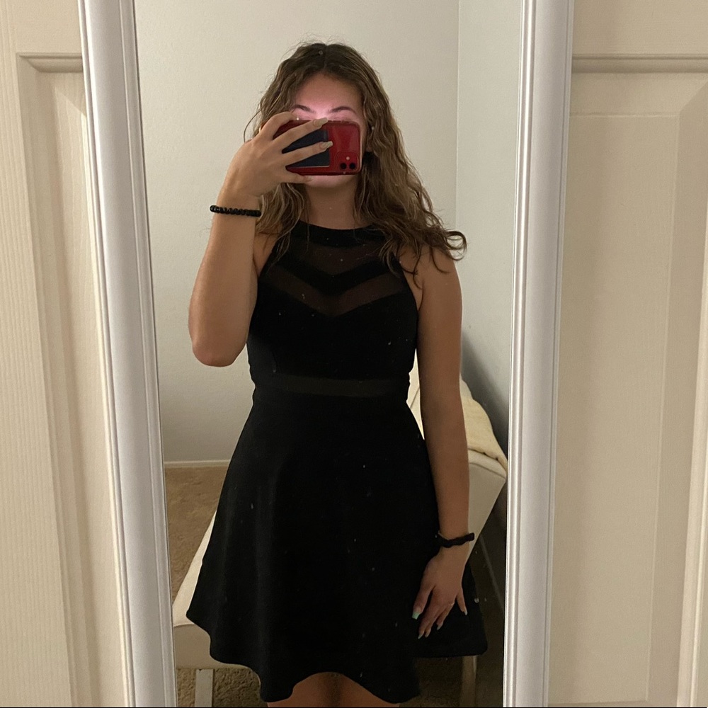 Honey and Rosie Black Cocktail Dress